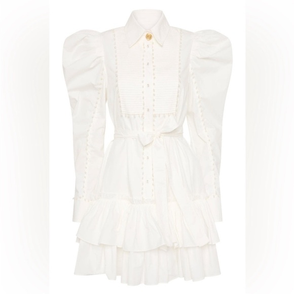 Aje Florence Pearl Trim Mini Dress - NWT - AU 16 (US 12) - Picture 5 of 5